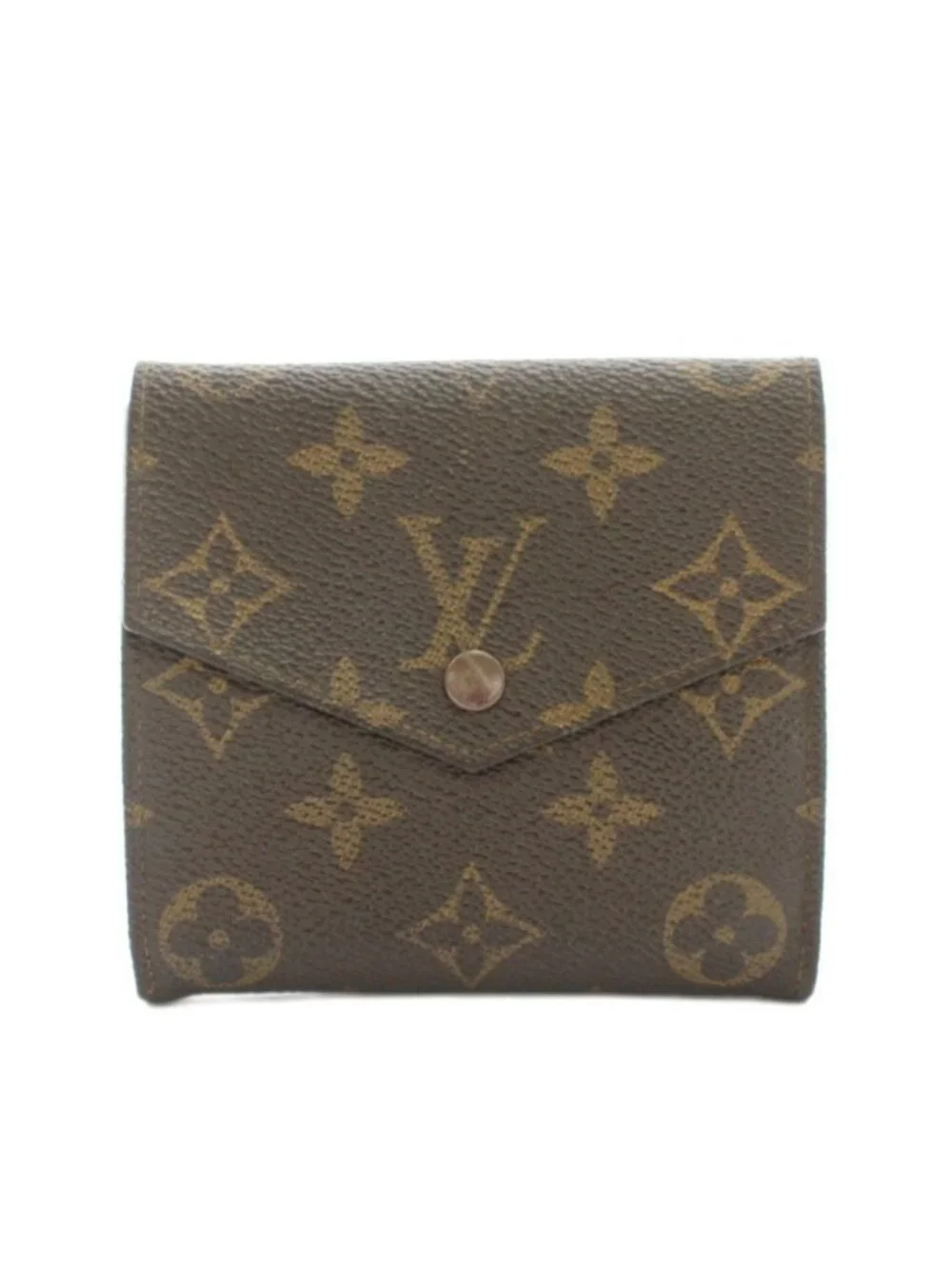 Louis Vuitton Porte-Monnaie Billets Cult Cles Monogram Bifold Wallet Brown YM